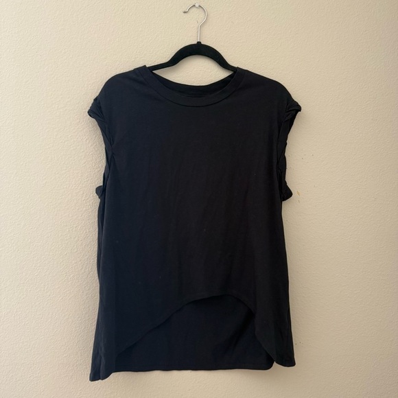 ALLSAINTS Sanza Cotton Tank in Black Size XS NWT - Picture 3 of 7